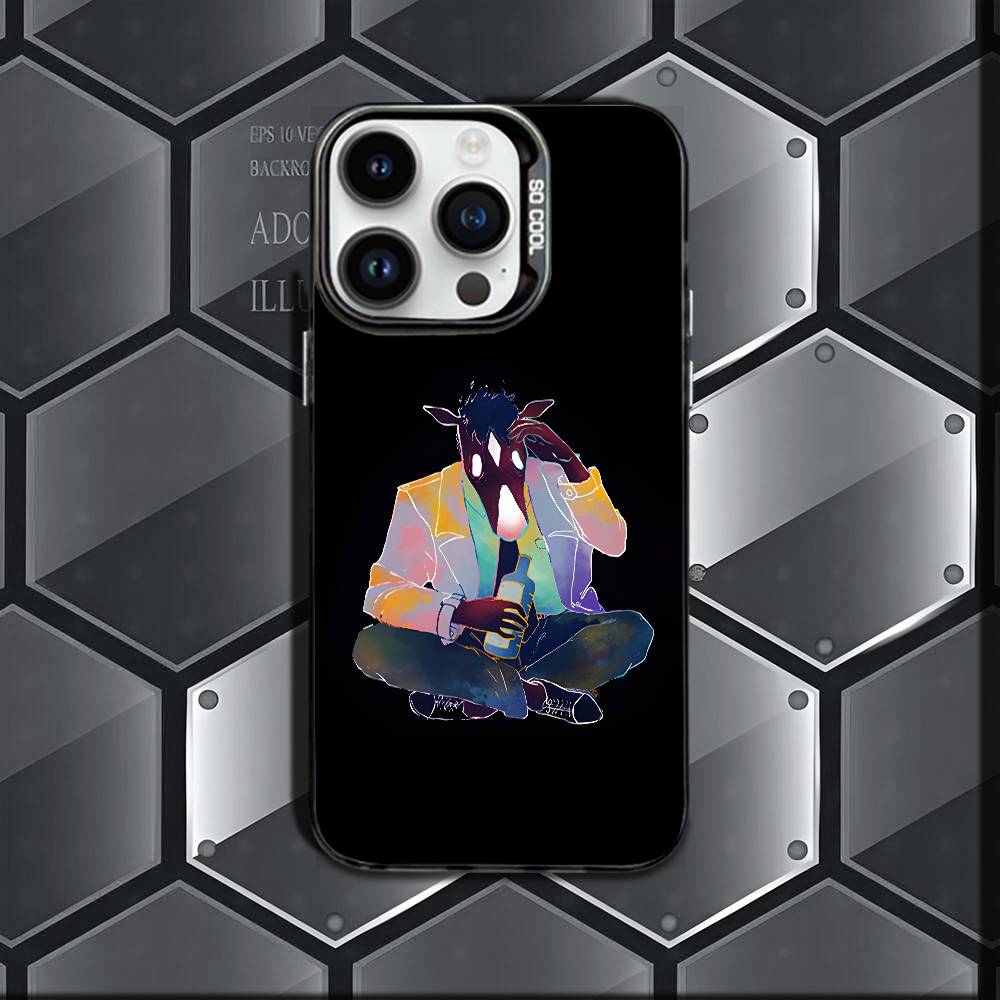 Cool HOT Phone Case IMD Phone Case For IPhone 17,16,15,14,13,12,11 Pro Max Plus B-BoJack Horsemans Color Silver Cover BLACK iPhone12PRO