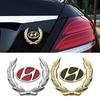 3D Metal Car Trunk Window Emblem Badge Sticker Decal for Hyundai I30 Tucson Solaris IX35 Sonata Encino Verna Auto Accessories ZZ34