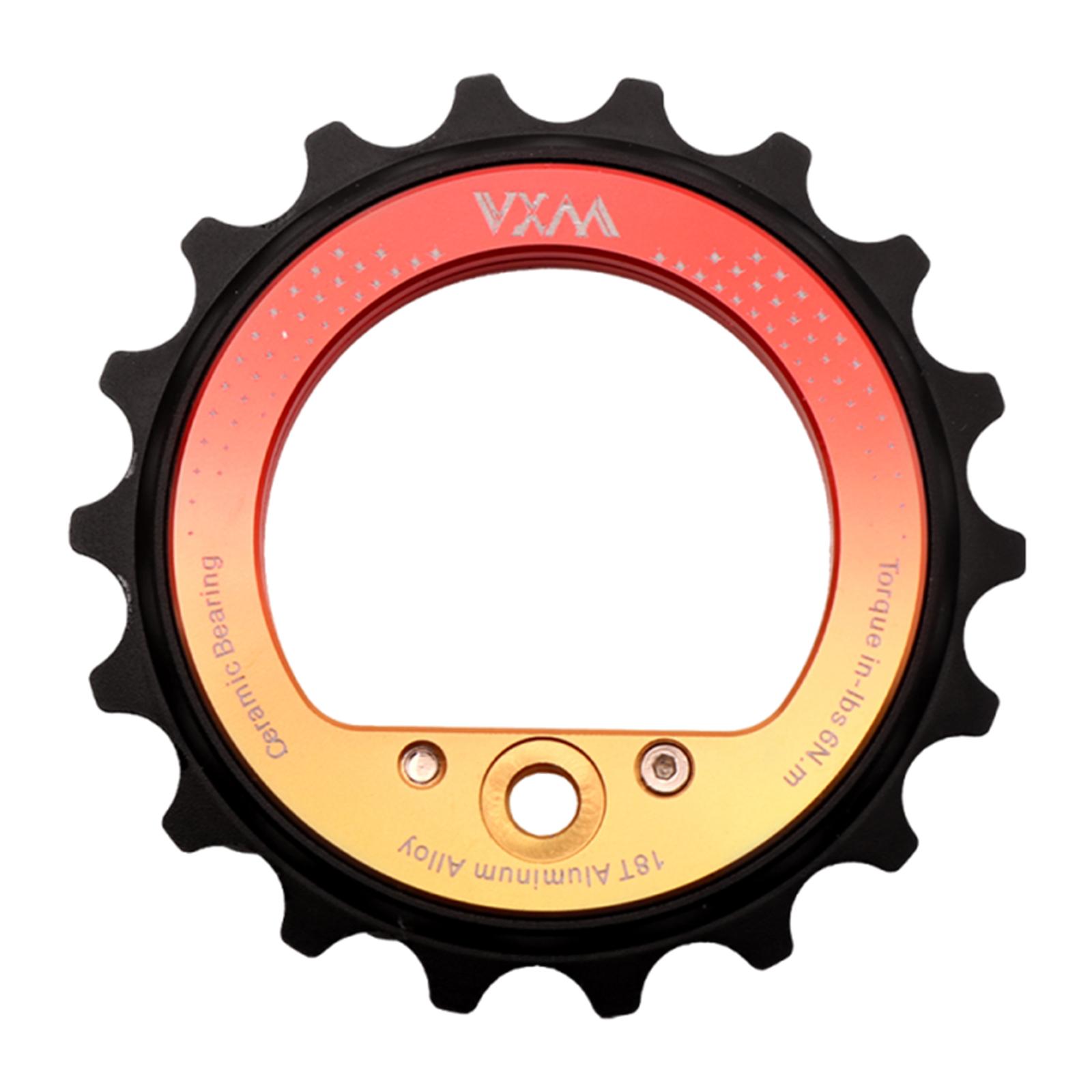 

18T Hollow Eccentric Pulley Wheel Rear Derailleur 9/10/11 Speeds Ceramic Bearing for Shimano R8000 R7000 MTB Road Bicycle Parts білий