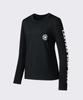 Leijibi [Set] Lettering Loose Fit Long Sleeve Rash Guard + Swimsuit Shorts Set W (3 Colors)