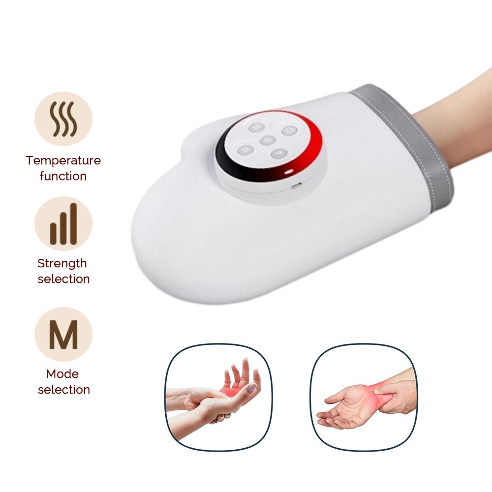 Electric Hand Massager Wireless Airbag Finger Massager Warm Compress Kneading Hand Massage Machine Relax Hands Masajeador