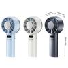 Multifuntional Digital Display Fan Efficient Cooling Fan 5200mAh Quiet Powerful Fan Plastic Texture for Outdoor Travel