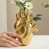 Vaso Decorativo, Vaso Decorativo a Forma di Cuore per Decorazione Composizioni Floreali, Camera da Letto Soggiorno Balcone Giardino Davanzale Arredamento Casa