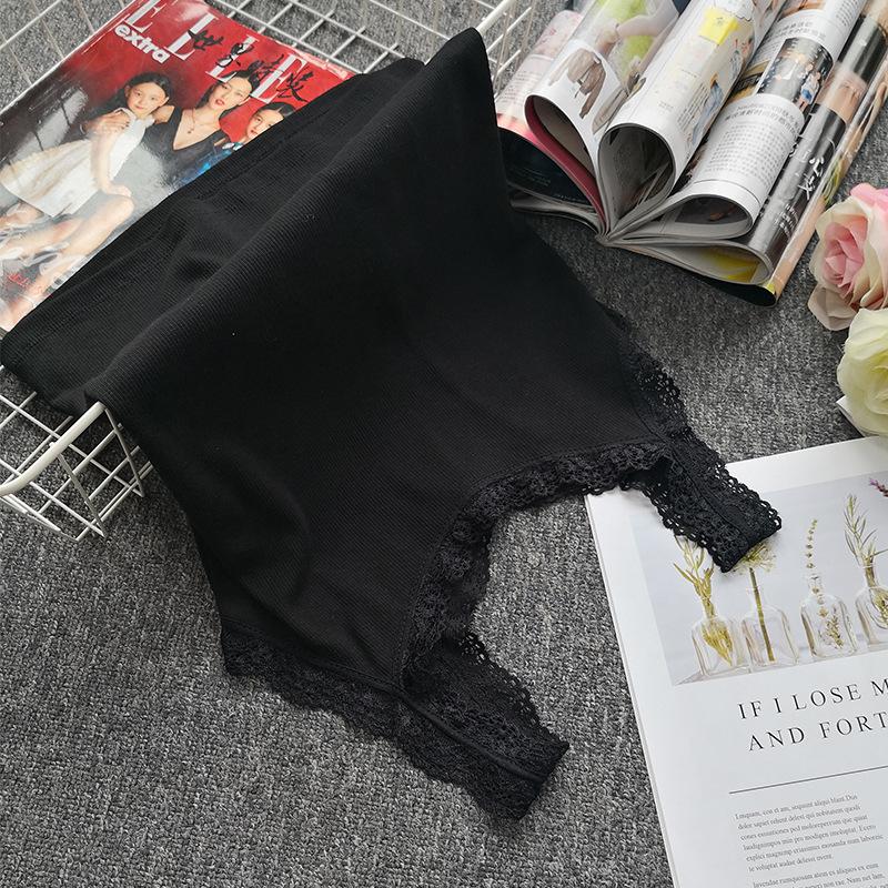 2020 Summer Women's Korean Style Slim Fit Lace Spaghetti Strap Tank Top - Solid Color, Sexy, and Slimming