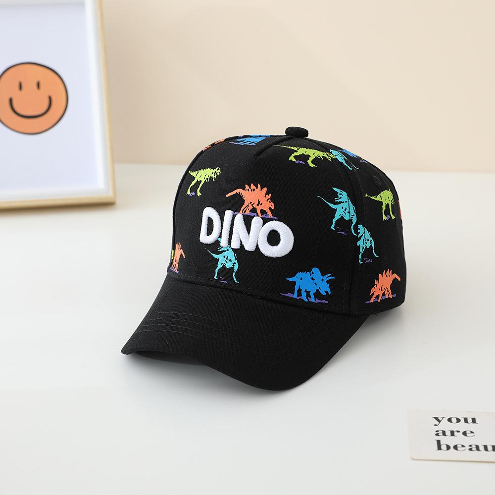 Children 's Sports Hats School Baby Boy Baseball 2026 Summer Embroidered Dinosaurs Outdoor Kids Caps for 2-8Years Adjustable