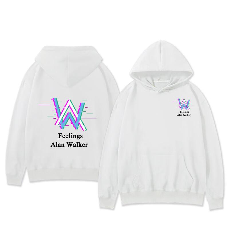 2025VINEY Alan Walker DJ Hoodie - Alan Walker Electronic Music - Faded Plaid Hooded Sweatshirt for Men - Alan Walker
