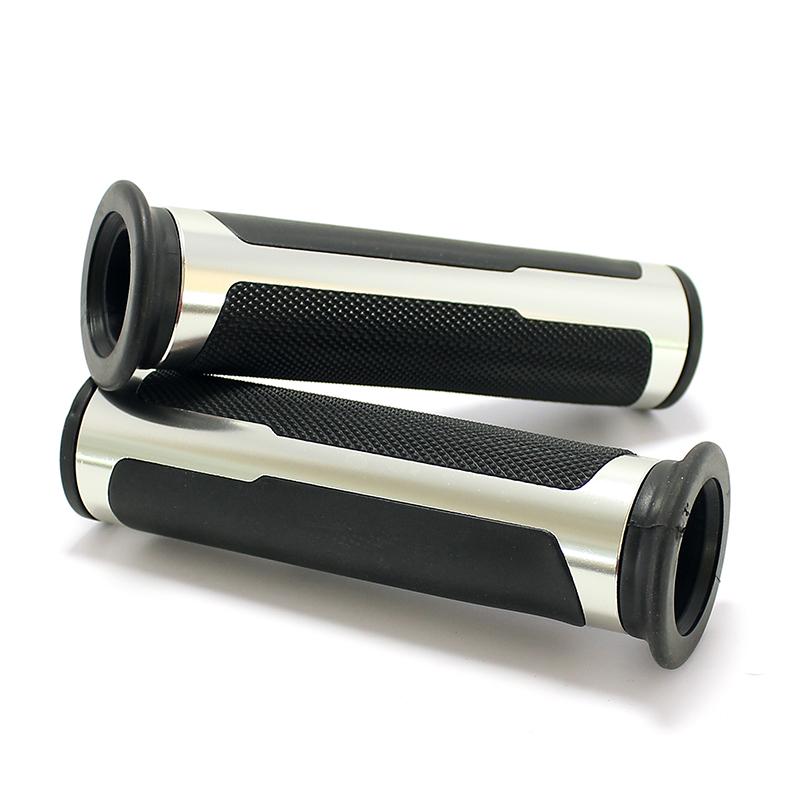 For Kawasaki Suzuki GSXR600 750 SV650 For YAMAHA R1 R6 7/8" 22mm Rubber Motorcycle Handlebar Hand Grips Handle