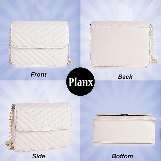 PLANX Sling Bag For Girls/Women's (Black)