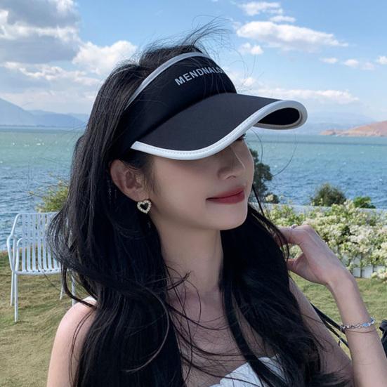 Sun Design Full Face Large Brim Hat Hollow-Top Coverage UPF50+ UV Protection