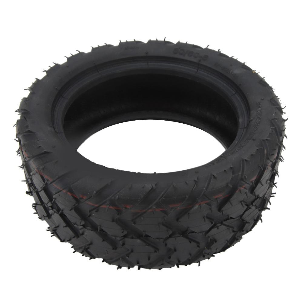 Thickened Electric Scooter Tire 80/60‑6 Rubber Tire Durable Tubeless Tire Outdoor Enthusiasts