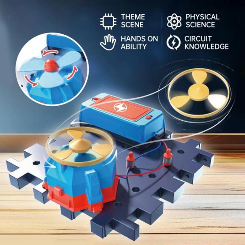 

Science Toy DIY Electronic Blocks Kits Children Circuits Educational Toys Exploration Equipment Set Physical Toys for Kids Gift