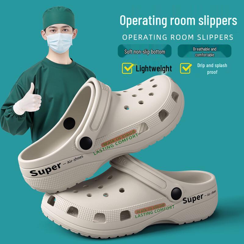 Grace Wear-Resistant Closed-Toe Clog Slippers 40-41