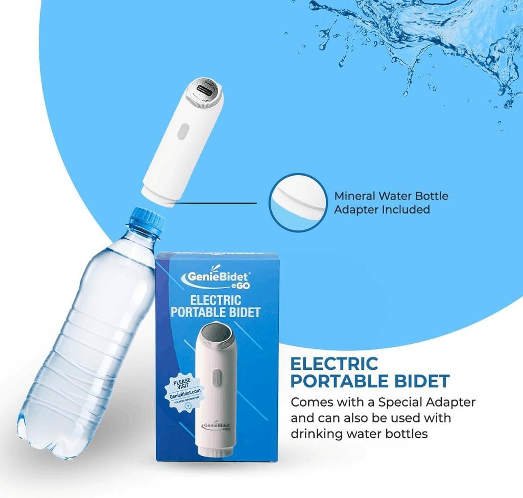 Dobíjecí přenosný cestovní bidetový rozprašovač pro osobní hygienu Přenosný bidet pro ženy, muže a děti Bidet na baterie