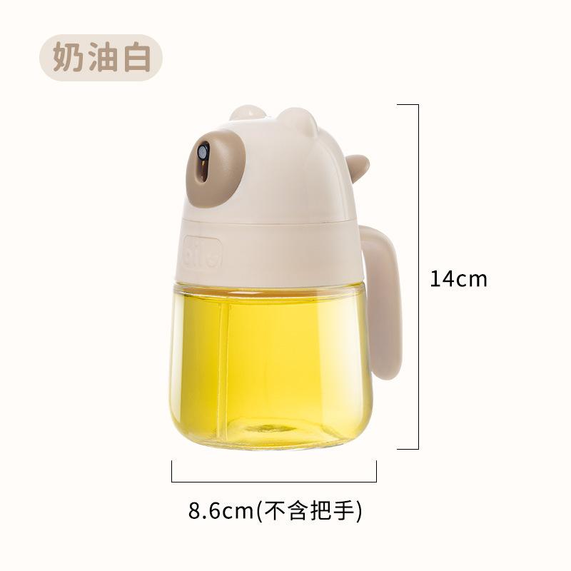 Large Glass Oil Spray Bottle Non Drip Kitchen Food Grade Oil Dispenser for Home Cooking