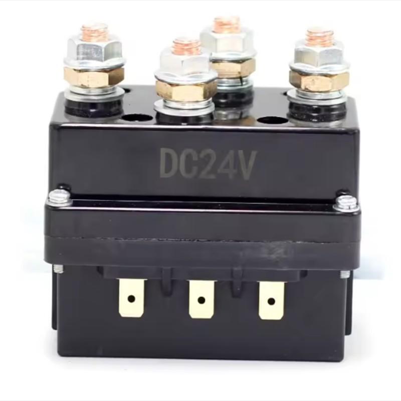 High Intensity Switch For ATV UTV Truck Vehicle Winch Remote DC Contactor Relay 24V 500A 8000-20000LB