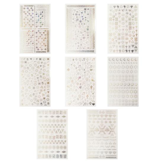 Model geometric simplu femei frumusete nail art autocolant DIY decalcomani manichiura decor