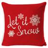 New Christmas Pillow Cover Four-piece Set Pillow Cushion Office Lumbar Backrest Decorative Backrest