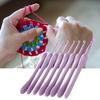 8Pcs Aluminum Alloy Crochet Hook Set Ergonomic Handle Crochet Kit  For Arthritic Hands