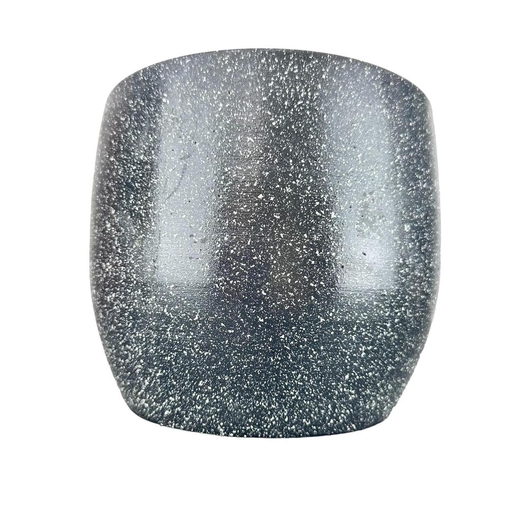 Plant Design Grauer Granit-Erdtopf, Pflanzgefäß, Wohnzimmer-Blumentopf – 19 cm