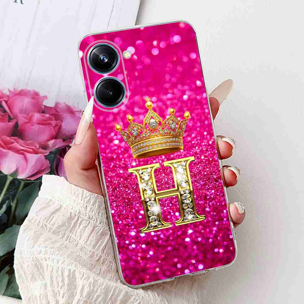 For Realme 10 Pro Case Cute Couple Letters Cover Shockproof Phone Case For Realme 10 Realme10 Pro 5G Soft Silicone Fundas