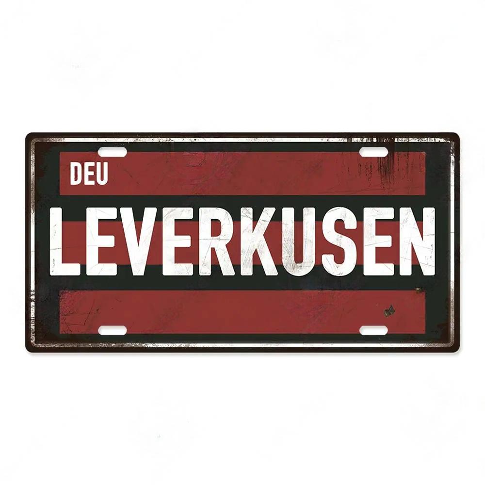 

FJ Decors Німеччина Місто Металеві Бляшані Знаки Номерний Знак Табличка Металева Вінтажна Бар Паб Клуб Домашній Настінний Декор 15x30cm