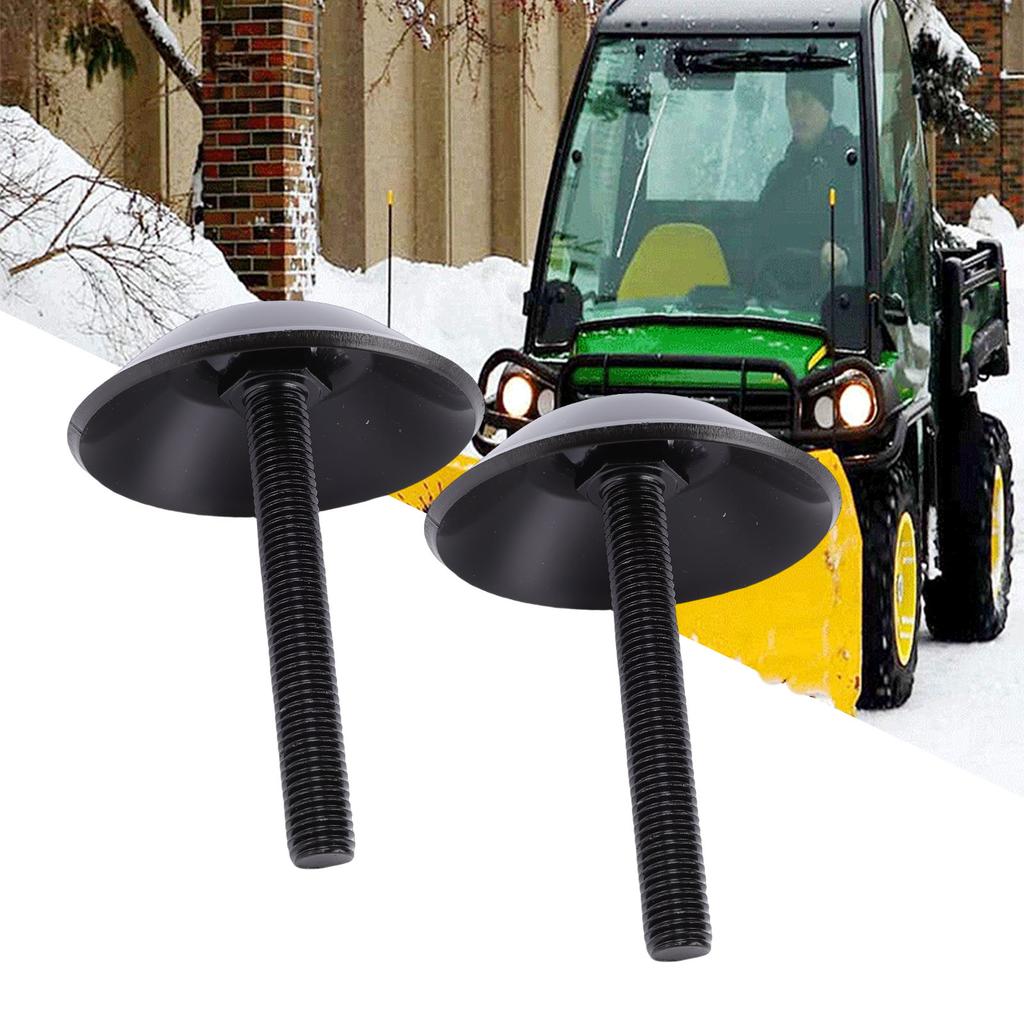 Snow Plow Skid Shoes, Part Number 2208864, 2205071, Stainless Steel Skid Shoes Repl ment, Snow Plow Anti Slip Base for ATV, UTV