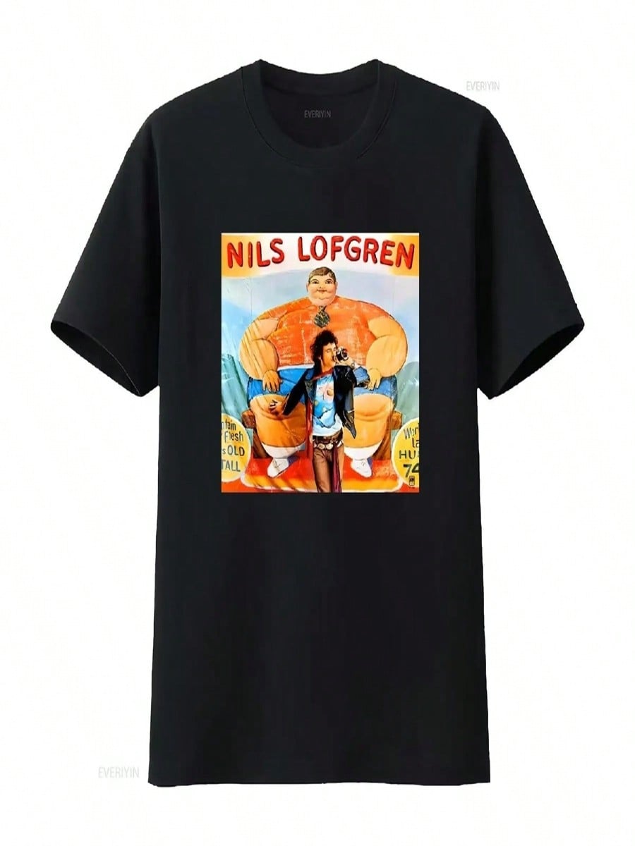 Retro Be Good Tonight Nils Lofgren T Shirt Classic White S 5XL Vintage Washed Stylish Comfortable Versatile Graphic Slightly S разноцветный