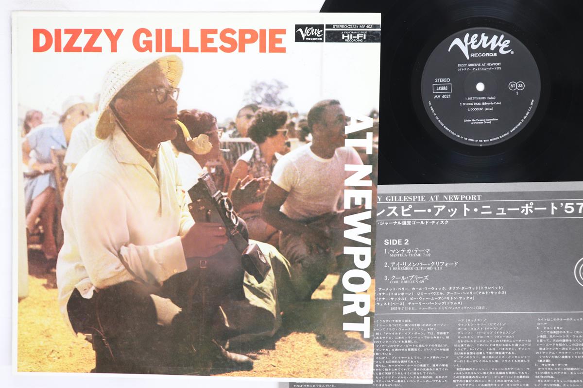 

Виниловая пластинка DIZZY GILLESPIE At Newport MV4021 VERVE 1980 Япония Джаз Б/у