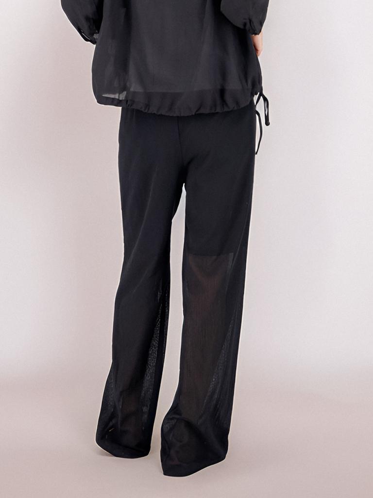 ACUD Sheer Bending Slacks _Black