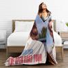 Lana Del Rey Blankets Soft Warm Flannel Throw Blanket Bedspread for Bed Living room Picnic Travel Home Sofa