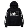 Anime My Hero Academia Dabi Augen Kapuzenpullover Japan Cool Cartoon Schwarz Weiß Druck Unisex Harajuku Winter Freizeit Herren Sweatshirts