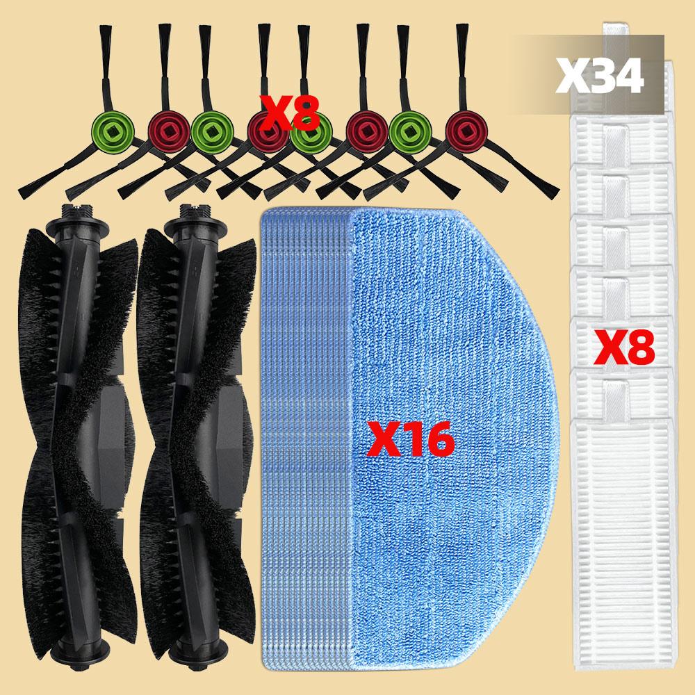 Fit For Lubluelu SL68 Vacuum Parts Main Roller Side Brush HEPA Filter Mop Cloth Accessories Replacement