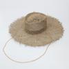 Moda Estiva Chic Spilla Dorata Catena Perla di Acqua Salata Naturale Tesa Larga Cappello Fedora da Donna per il Tempo Libero Panama Jazz