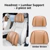 For XPENG Car Headrest Pillow Lumbar Support Nappa Leather Breathable Fit P7 P7+ G6 G7 G9 X9 L03 MONA Car Interior Accessories