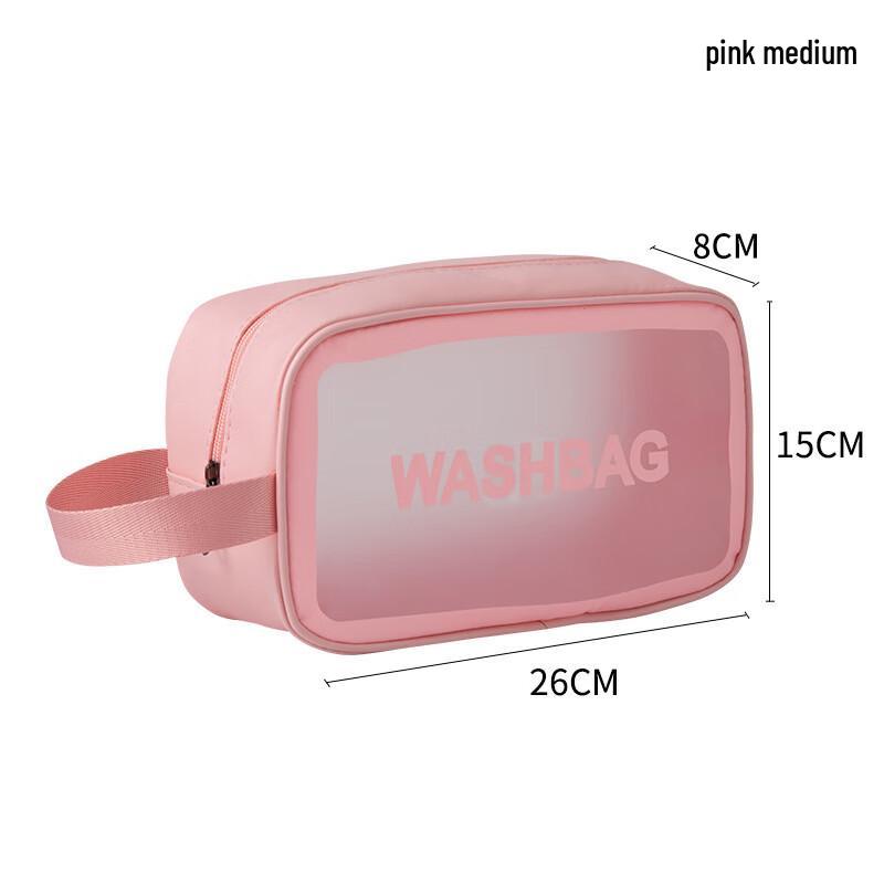 OLOMMPU Frosted Waterproof Travel Cosmetic & Wash Bag