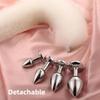 3 Sizes Metal Butt Plug Fox Tail Intimate Toys Bdsm Anal Extender Dilator Sex Shop Products Erotic Games Goods For Adults