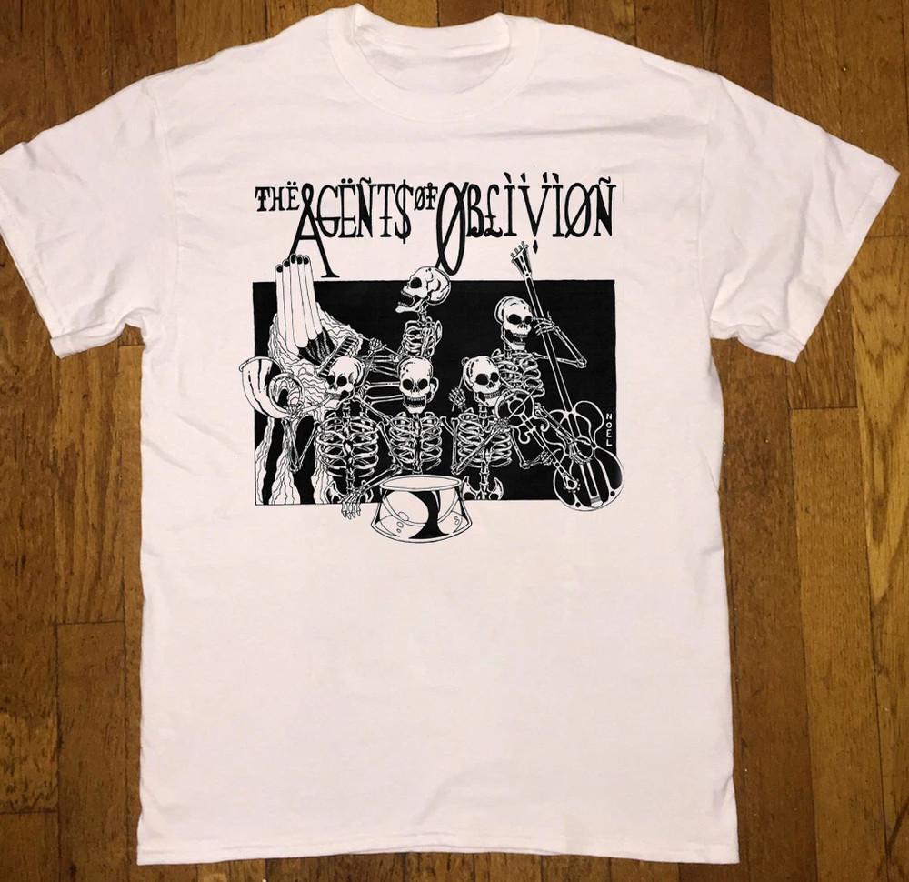 

Agents Of Oblivion Band Skeleton dance Cotton Shipped From USA T Shirt S5XL Unisex T-Shirt L