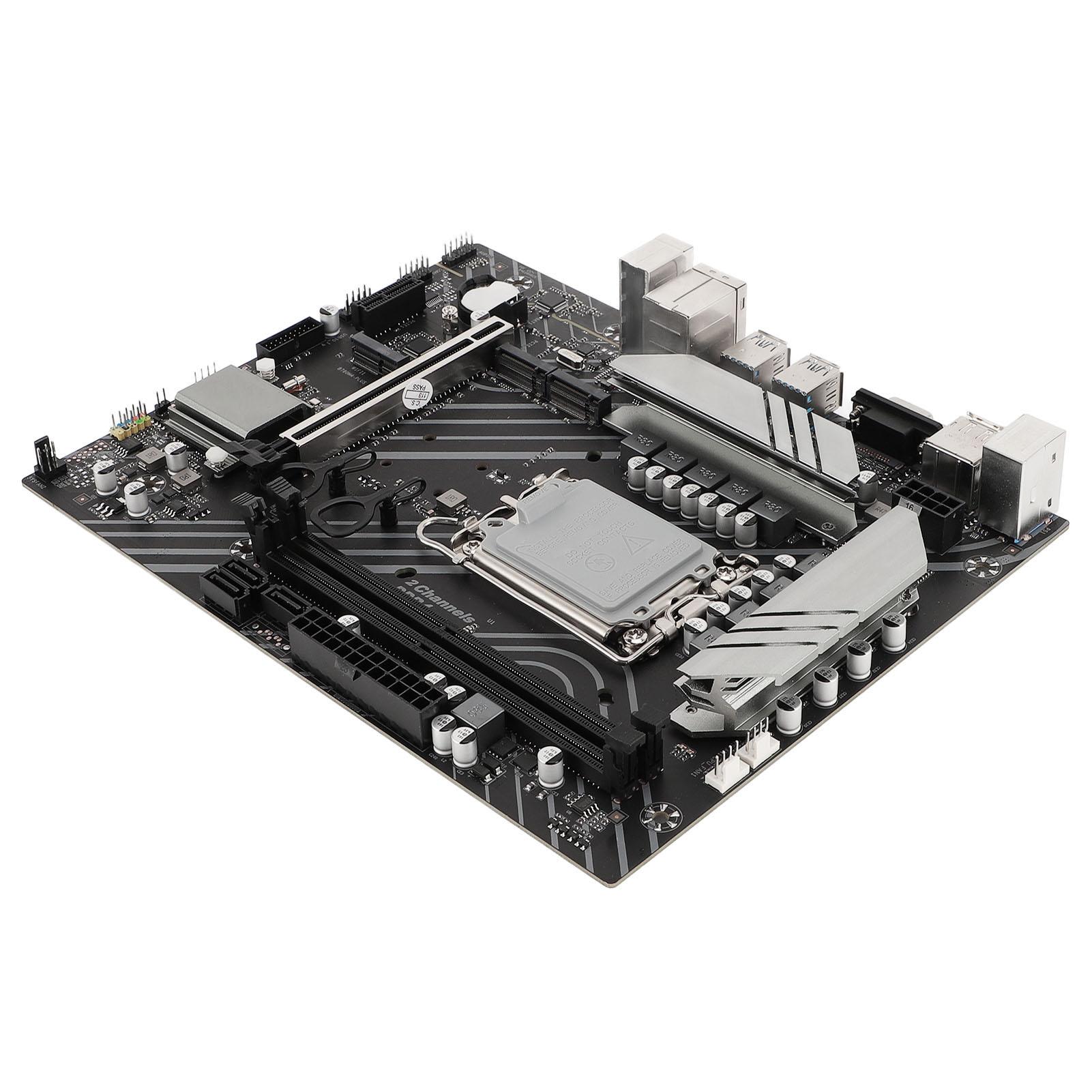 

Материнська плата B760M4 Wireless DDR4 Подвійний слот M.2 PCIE 4.0 1000 Мбіт/с USB3.2 Gen1 Ігрова материнська плата для
