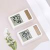 Thermometers Hygrometer Solar Powered Desktop Temperature Humidity Meter Gauge with LCD Display for Baby Room Office