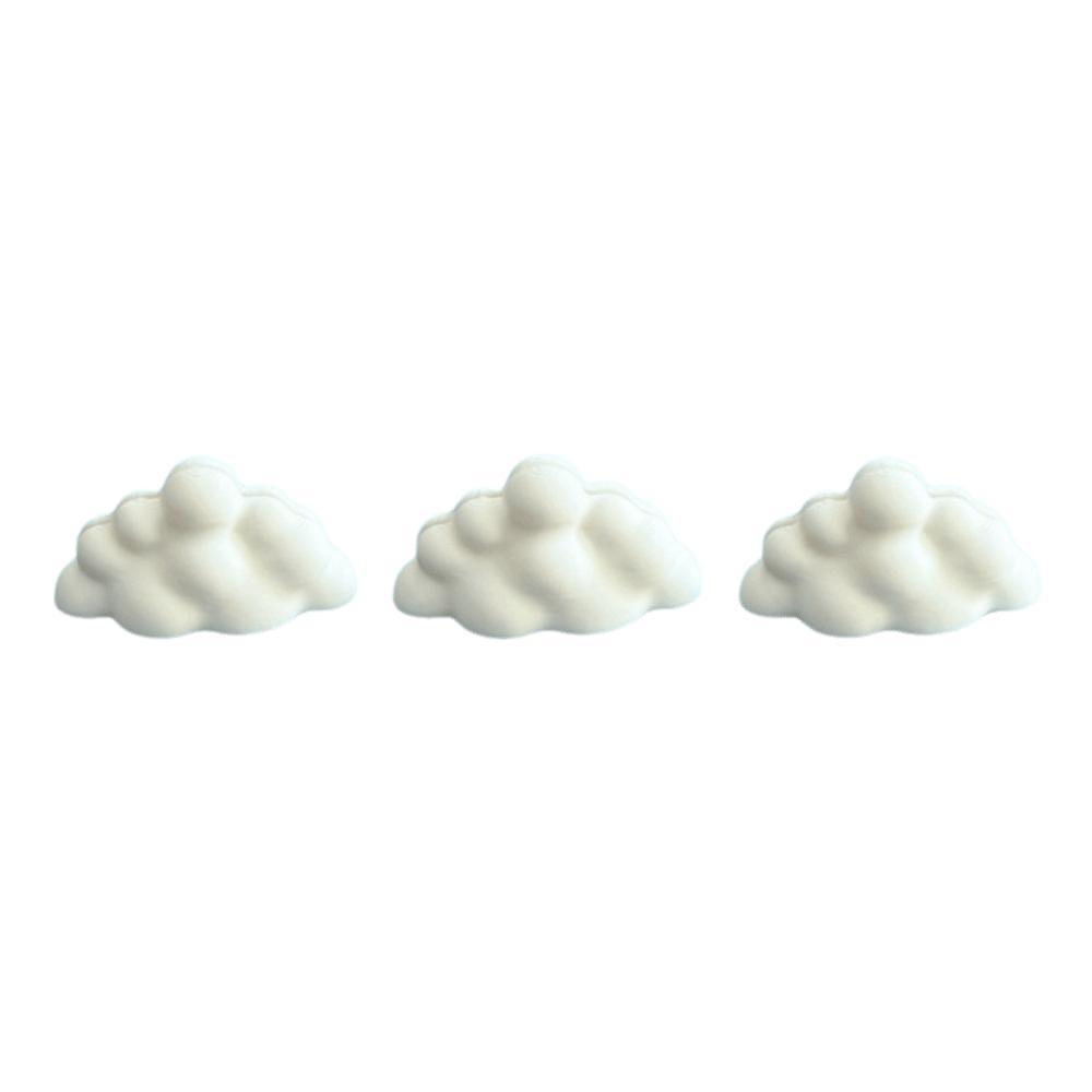 3pcs Cloud-Shaped Photo Holders 3D Printed Photo Display Racks Business Card Holder Home Use