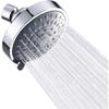 High Pressure Rain Fixed Shower Head Rain 5 Position W/ Adjustable 4 Inch High Flow Shower Head