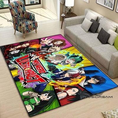 My Hero Academia Anime Carpet and Rug Fashion Home Cartoon Decorate Rug Living Room Bedroom Area Carpet Study Porch Bedside  Mat