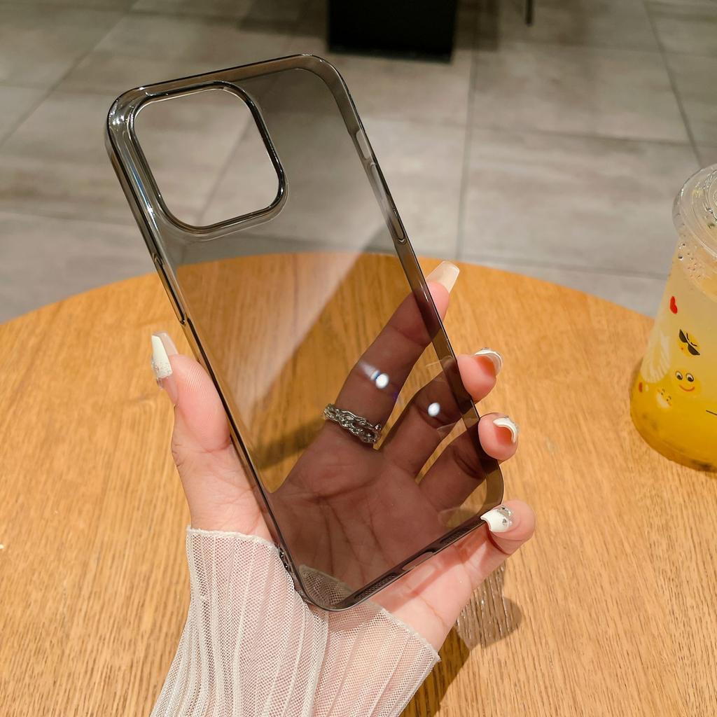 Suitable for IPhone15 Ultra-thin, Highly Transparent and Non-yellowing PC Phone Case, Apple 14promax Large-hole Anti-drop Protective Case