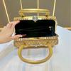 Dinner Bag, Diamond-encrusted Crossbody Bag, Large Capacity, High-end, Light Luxury Handbag, Women's Bag