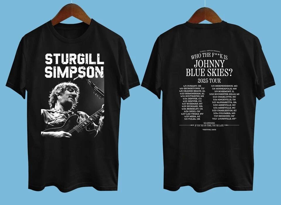 

Who The Fck Is Sturgill Simpson Tour Short Sleeve Black Full Size Shirt OM618 S