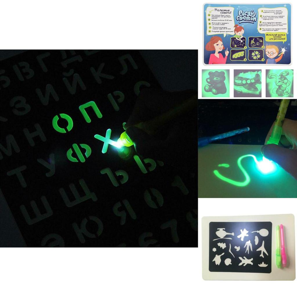 A4 leuchtendes Zeichenbrett für Kinder Skizzenbuch in Premium-Qualität mit umweltfreundlichem Material
