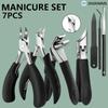 1/7pcs Professional Heavy Duty Nail Care Tools for Ingrown And Toenails Classic Handle Ergonomic Stainless Steel Nail Clippers