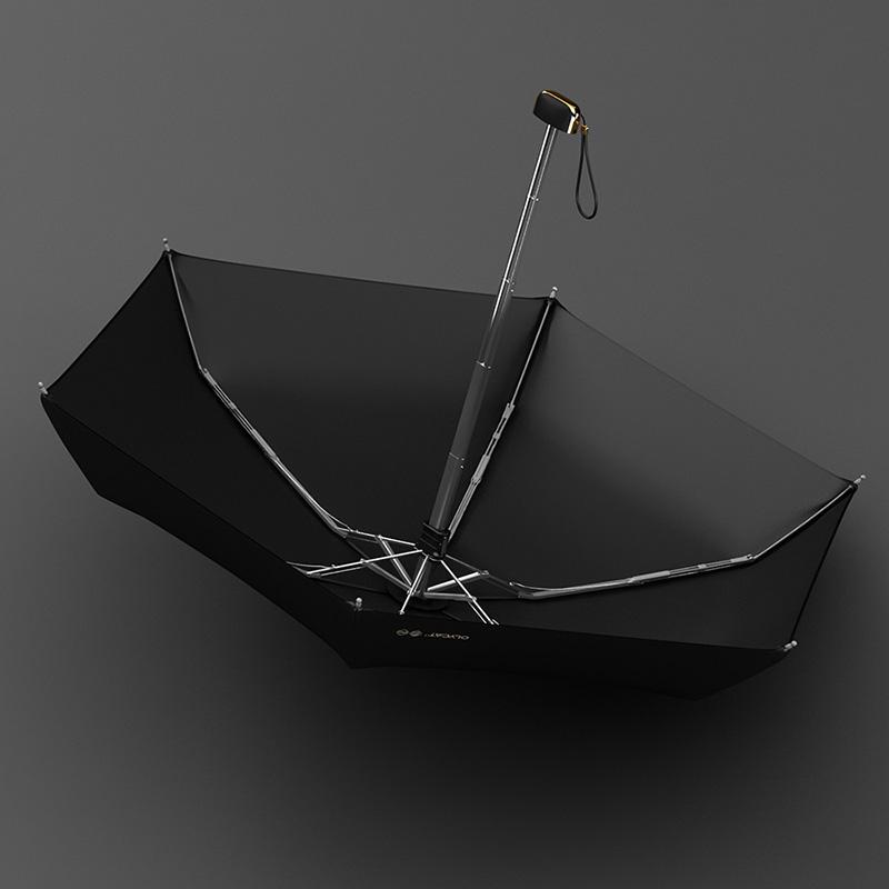 Роскошный плоский карманный зонт женский красочный портативный мини-зонт от солнца — фото 6