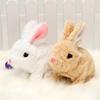 Plush Rabbit Toy Robot Bunny Walking Jumping Running Animal Shake Ears Cute Electric Pet for Kids Birthday Gifts