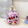 Disney Mickey Minnie Hello Kitty Kuromi My Melody Pattern Children Backpack For Kindergarten Kids